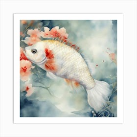 Chinese Fish Art Print