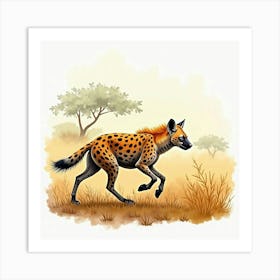 Hyena Art Print