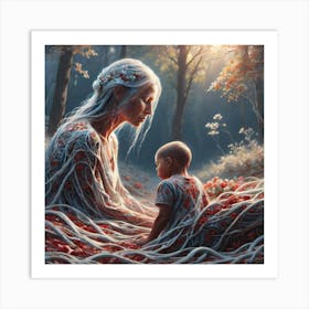 Mother And Child Art Print