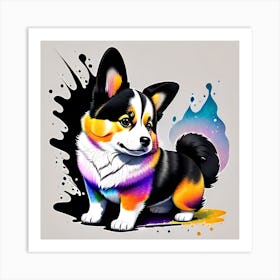 Corgi Painting 1 Art Print