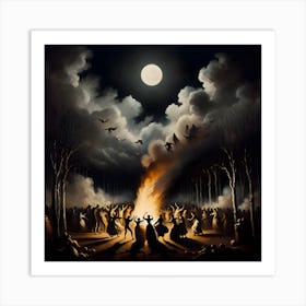 Spooky Night Art Print