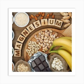 Bananas And Nuts Art Print