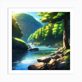 River 1 Art Print