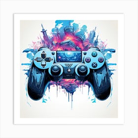 Video Game Controller 1 Art Print