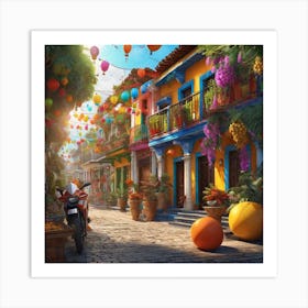 Colorful Street Art Print