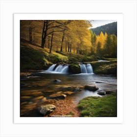 Autumn In The Mountains 18 Art Print