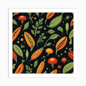 Legumes As A Logo Mysterious (1) Art Print