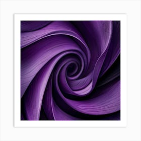 Purple Swirl Wallpaper Art Print