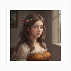 Beautiful Girl Art Print