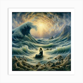 Wave Of The Sea Art Print