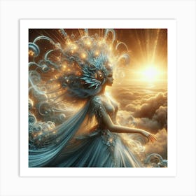 Queen of Light Art Print