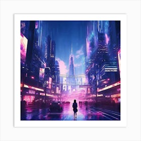 Unreal Engine Greg Rutkowski Loish Rhads Beeple Makoto Shin Art Print