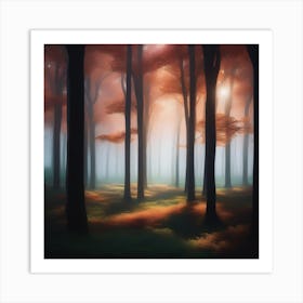Mystical Forest Retreat 26 Art Print