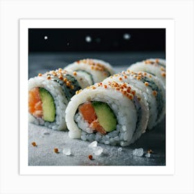 Sushi Roll Art Print