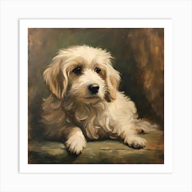 Dog Portrait, National Pet Day! Art Print