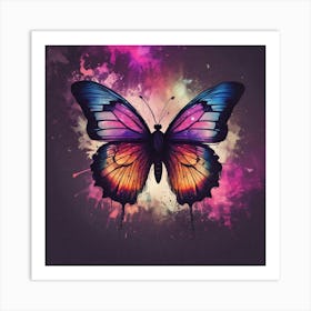 Butterfly Painting 256 Art Print