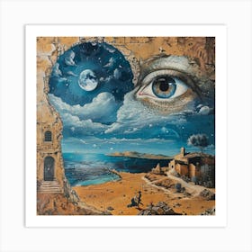 Eye Of The Moon Art Print