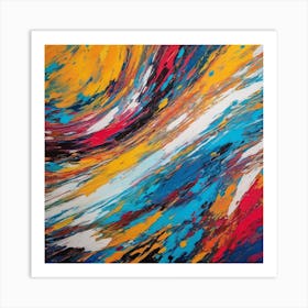 Gentle Abstract Painting Art Print