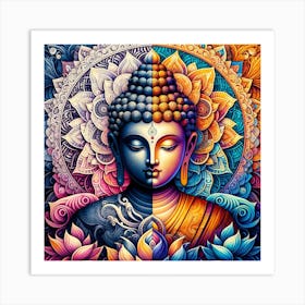 Buddha Painting 10 Art Print