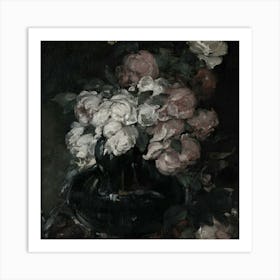 Roses In A Vase 4 Art Print