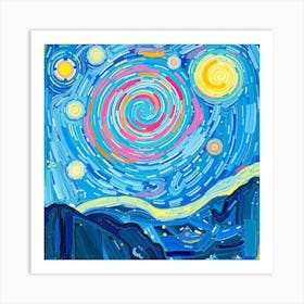 Starry Night 5 Art Print