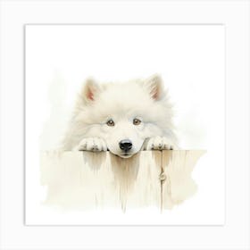 Samoyed 8 Art Print