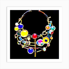 Abstract Necklace Art Print