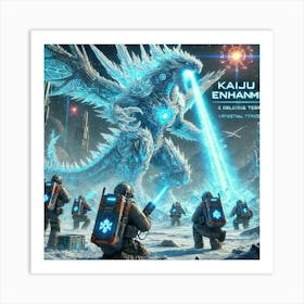 Kaiju Enhancement Art Print