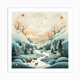 Christmas Lovely Paradise 7 Art Print