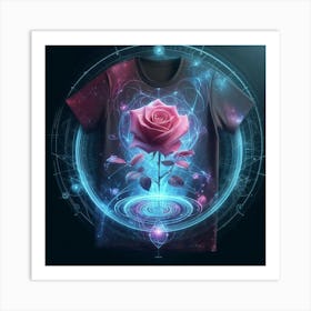 Pink Rose 1 Art Print