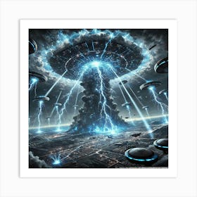 Ionosphere Overload Array Abilities Art Print