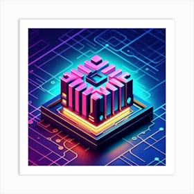 Cpu art Art Print