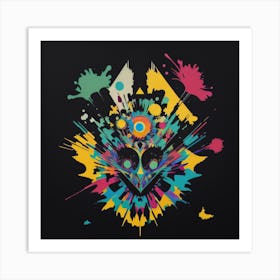 Splatter Art Art Print