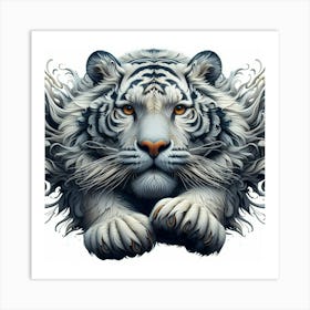 White Tiger 18 Art Print