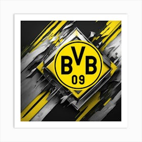 Borussia Dortmund Logo Wall Art 34 Art Print