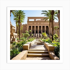 Egyptian Palace Art Print