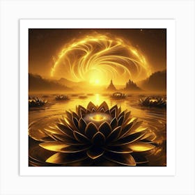 Lotus Flower 128 Art Print