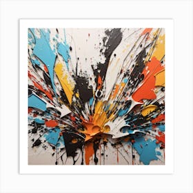 Splatter Painting Art Print