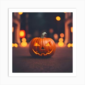 Halloween Pumpkin Art Print