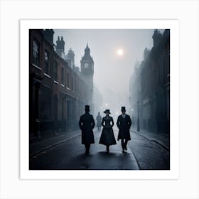 London Street Scene 2 Art Print