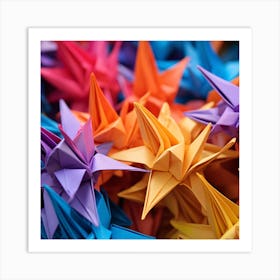 Origami Star Art Print