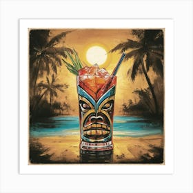 Tiki Drink Art Print