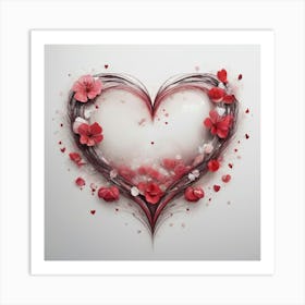 Valentine'S Day Heart Art Print