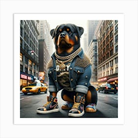 Rottweiler Art Print