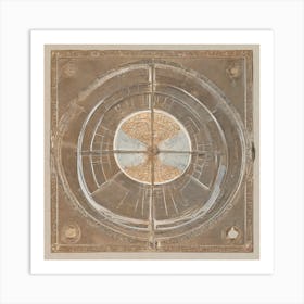 Astronomical Globe Art Print
