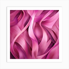 Abstract Pink Wallpaper Art Print