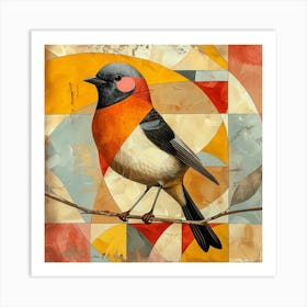 Bird On A Branch Art Print