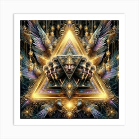 Angels In The Sky Art Print