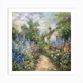 Flower Symphony Botanical Garden 16 Art Print