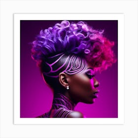 PURPLE HAZE Art Print